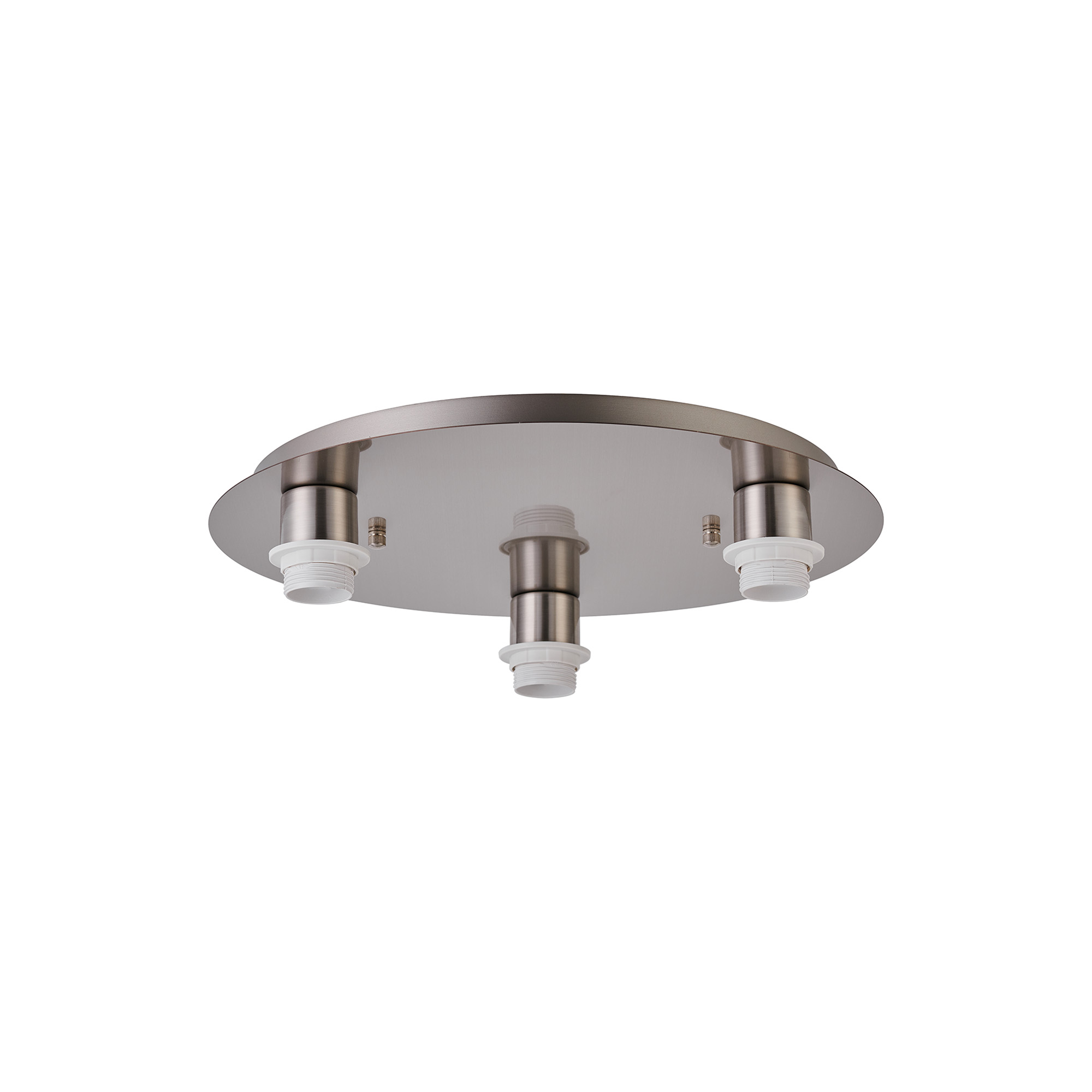 Carrie Satin Nickel Ceiling Lights Deco Flush Fittings